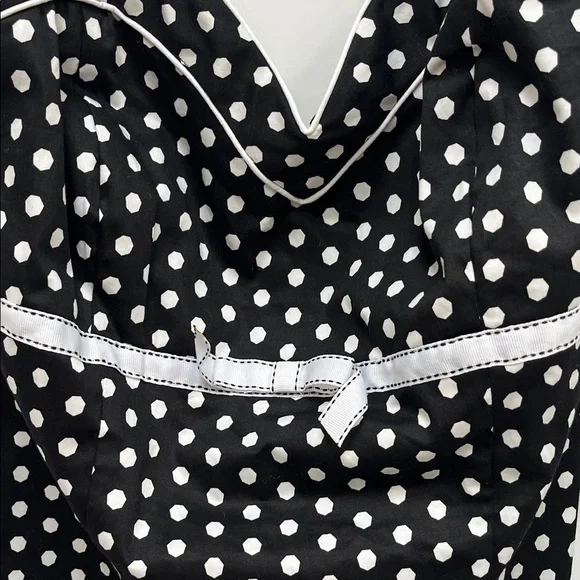 Torrid Black and White Polka Dot Halter Top, size 2 - Picture 2 of 8
